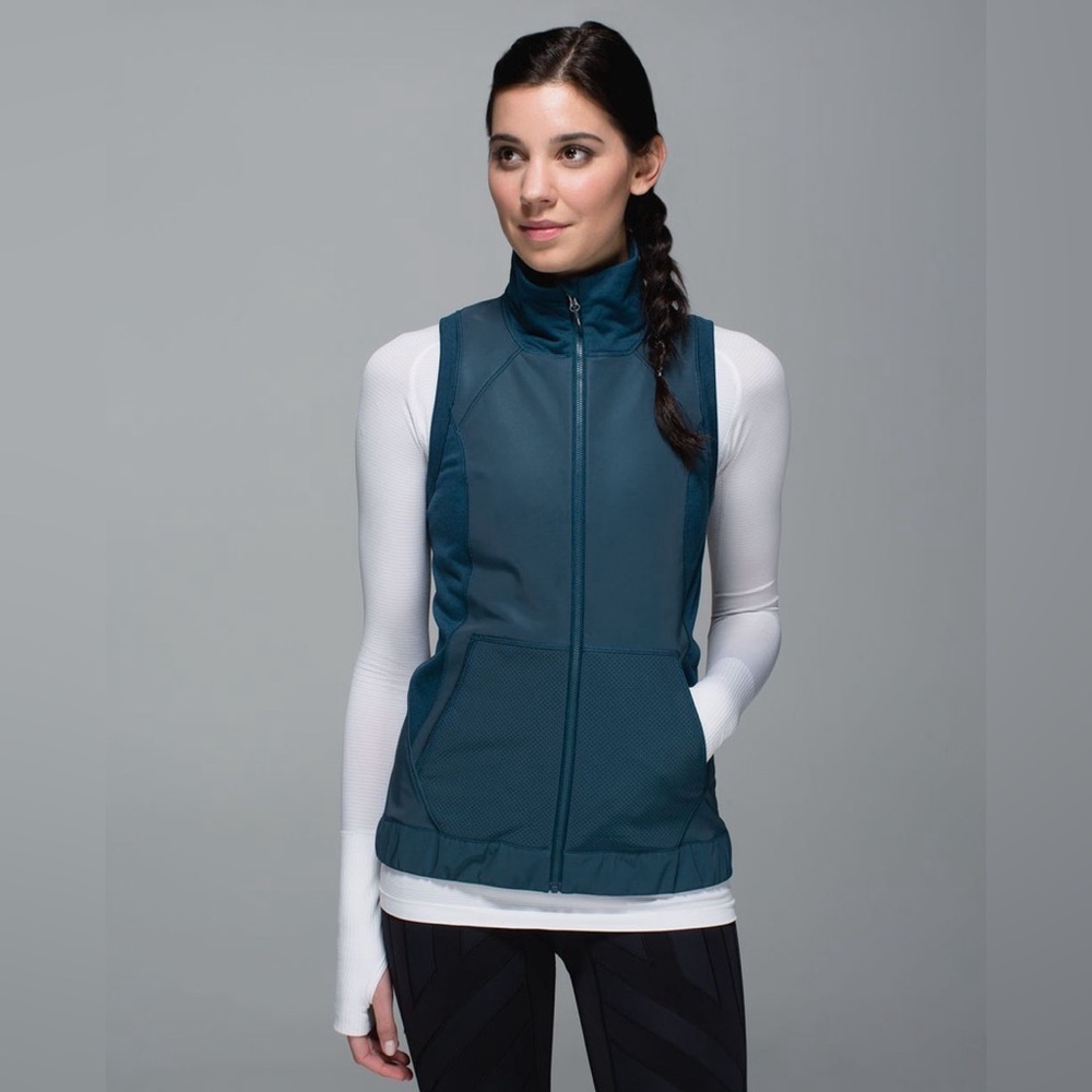 Lululemon Let's Get Visible Vest Alberta Lake / Heathered Alberta Lake -  6
